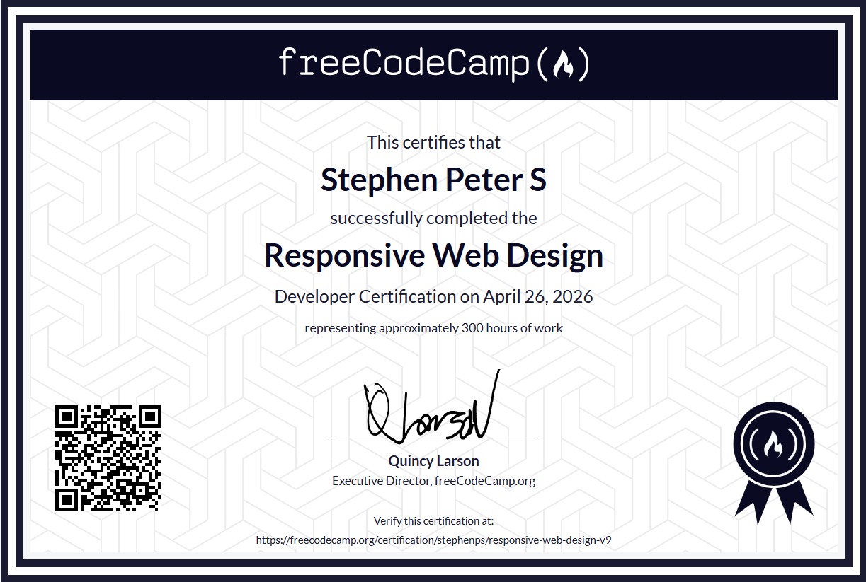 Certificates